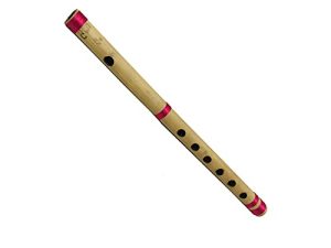 13 Inch Bamboo Bansuri Flute C Key 7 Holes Fipple Woodwind Clarinet Bamboo Quena Flute Indian Musical Instrument Krishna Flute Diwali gift Birthday Gift Christmas Gift Mens Women Kids Size- 13" inch