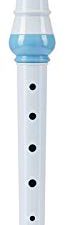 Silverstar Professional Soprano Recorder with German Fingering 3-piece wind instrument (blue)