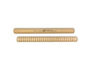 LA Special Drumsticks - Rhythm Sticks for Kids - 1 Pair with Ribbed and Non Ribbed Music Rhythm Sticks - Percussion Sticks for Elementary or Preschool Kids - 8 in Long and .750 in Diameter