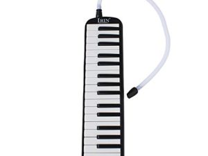 SUPVOX 32 Key Melodica Instrument with Mouthpiece Tube Air Piano Keyboards Pianica Musical Instrument with Soft Case for Music Lovers Beginners (Black)
