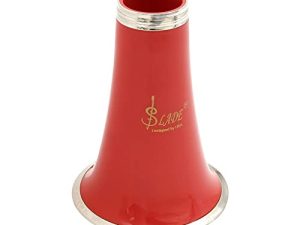 LKJYBG Clarinet Black Tube Colorful Horn Bore with Silver-Edge Bell Mouth Mouthpieces Musical Instrument Accessories red