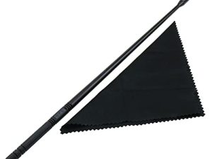 ZZHXSM Flute Cleaning Rod with Black Cleaning Cloth Flute Piccolo Cleaning Kit Woodwind Musical Instruments Accessories