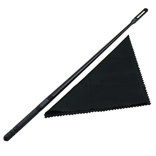 ZZHXSM Flute Cleaning Rod with Black Cleaning Cloth Flute Piccolo Cleaning Kit Woodwind Musical Instruments Accessories ZZHXSM Flute Cleaning Rod with Black Cleaning Cloth Flute Piccolo Cleaning Kit Woodwind Musical Instruments Accessories