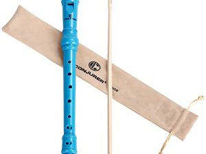 CONJURER Soprano Recorder 8 Hole ABS Clarinet German Style Treble Flutes C Key for Kids with Cleaning Rod