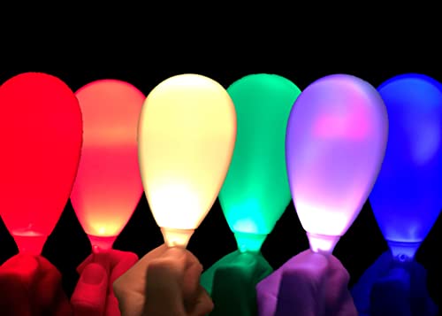 Pack of 2 Light Shakers LED Light Up Maracas - Choose From Multiple Modes: Solid Red Pack of 2 Light Shakers LED Light Up Maracas - Choose From Multiple Modes: Solid Red