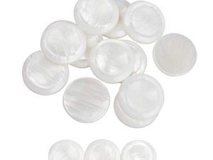 Jiayouy 15pcs Trumpet Valve Finger Buttons Set Musical Instruments Accessories (White)