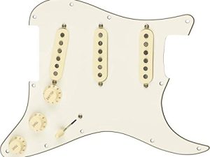 Fender Custom 69 Prewired Stratocaster Pickguard - 3-ply White