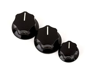 Fender Jazz Bass Knobs - Black