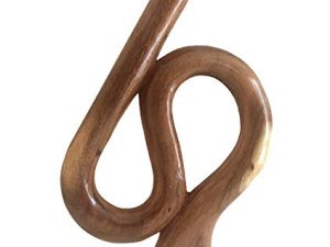 S-Shaped Didgeridoo SOLID MAHOGANY Wood Didgeridoo Percussion Instrument - PROFESSIONAL SOUND - JIVE BRAND (S-Shape)