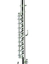 5.75" Silver Flute Replica Miniature Musical Music Instrument