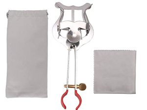 Walmine Silver Musical Sheet Clip Trumpet Clamp-On Music Clip Lyre Instrument Accessories