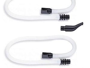 Jiayouy 2 Sets Melodica Mouthpieces Tube Set 21"/ 53cm Long Flexible Plastic Melodica Pianica Tube Mouthpiece Replacement Parts Instrument Accessory