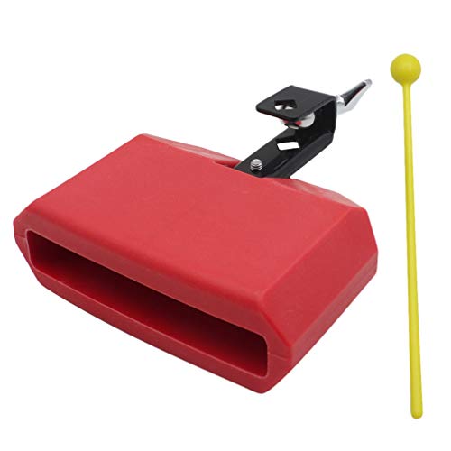 HEALLILY Jam Block Plastic Latin Percussion Block Drum Musical Instrument Kit Noise Maker Drums And Percussion Drum Accessory (Red) HEALLILY Jam Block Plastic Latin Percussion Block Drum Musical Instrument Kit Noise Maker Drums And Percussion Drum Accessory (Red)