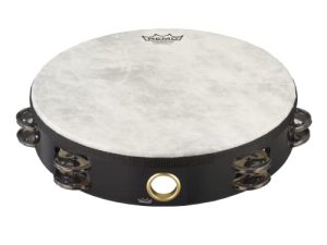 Remo TA-5210-70 Fiberskyn Tambourine - Quadura Black
