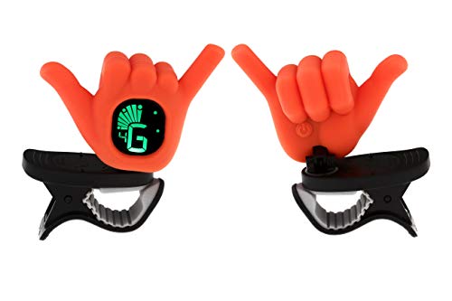 2Eleven Music Hang Loose Shaka Hand Gesture Chromatic Clip On Tuner for Ukulele 2Eleven Music Hang Loose Shaka Hand Gesture Chromatic Clip On Tuner for Ukulele