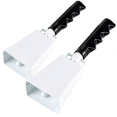 2 pack 7 in. steel cowbell/Noise makers with handles. Cheering Bell for sporting 2 pack 7 in. steel cowbell/Noise makers with handles. Cheering Bell for sporting