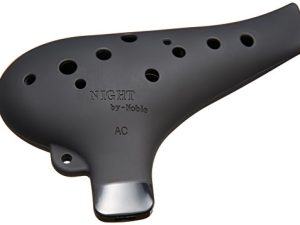 Night By Noble Plastic Ocarina AC Black