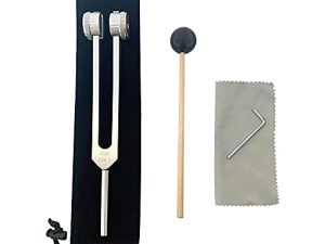 OM 136.1 Hz Tuning Forks for Healing Chakra Tuning Forks Weighted Angel Tuning Forks Medical Sonic Slider Tuning Fork 136.1hz Frequency Generator for Healing Yoga