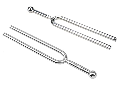 TUOREN 2 Pcs Tuning Fork Set Key of A 440Hz / C 523Hz Tuning Fork for Violin Guitar Piano Tuner Musical Instruments Device TUOREN 2 Pcs Tuning Fork Set Key of A 440Hz / C 523Hz Tuning Fork for Violin Guitar Piano Tuner Musical Instruments Device
