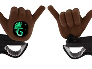 2Eleven Music Hang Loose Shaka Hand Gesture Chromatic Clip On Tuner for Ukulele