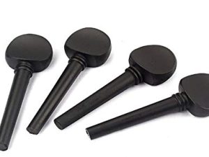 Jiayouy 4pcs 4/4 Size Violoncello Tuning Peg Set Replacement for Violoncello String Instrument Accessories No Hole