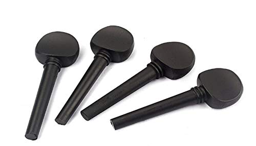 Jiayouy 4pcs 4/4 Size Violoncello Tuning Peg Set Replacement for Violoncello String Instrument Accessories No Hole Jiayouy 4pcs 4/4 Size Violoncello Tuning Peg Set Replacement for Violoncello String Instrument Accessories No Hole