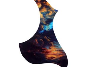 SUPVOX Guitar Pickguard Self Adhesive Pickup Pick Guard Scratch Plate Sticker for Folk Acoustic Guitar Musical Instrument