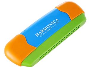 Harmonica | 16 Hole Musical Instrument for Kids Early education (Blue)