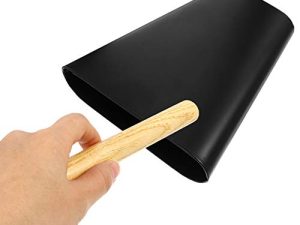 ERINGOGO Cowbell 6 Inch Metal Cowbell With Wooden Stick Percussion Cow Bells Noise Maker Handheld Musical Instrument Percussion Drumset Cow Bells Noise Makers