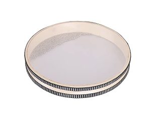 10" Ocean Drum Wave Bead Hand Drum Natural Color for Ocean Sound Effect Musical Instrument
