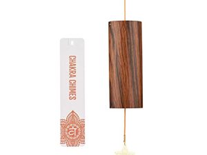 Mowind Chakra Chimes Natural Bamboo Wind Chimes Meditation Chord Windchime Wind bell for Home Decoration Zen Mindfulness Sacral Chakra