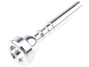 Coshar Trumpet Mouthpiece Type 7C Silver Mouthpiece Replacement for Trumpet Musical Instruments for Beginners and Professional Players