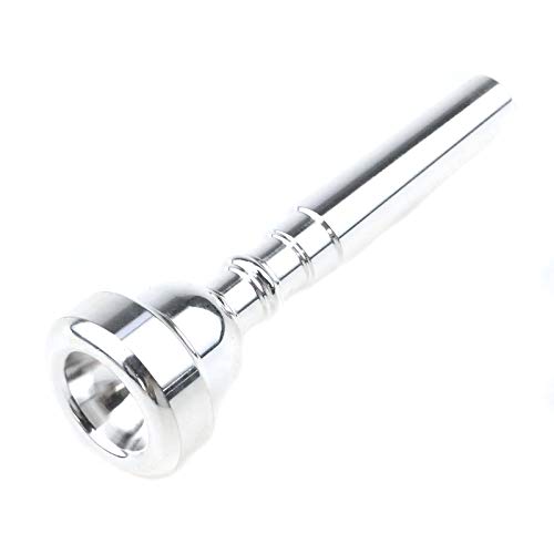Coshar Trumpet Mouthpiece Type 7C Silver Mouthpiece Replacement for Trumpet Musical Instruments for Beginners and Professional Players Coshar Trumpet Mouthpiece Type 7C Silver Mouthpiece Replacement for Trumpet Musical Instruments for Beginners and Professional Players