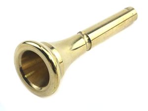 Coshar 1Pcs Trumpet Mouthpiece French Horn Mouthpiece for Trumpet Replacement Musical Instruments Accessories - Gold