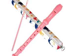 12.8Inches 8 Hole Descant Soprano Recorder with Recorder Case Gift Bag Cleaning Stick Musical Instruments Flute For Kids and Adults