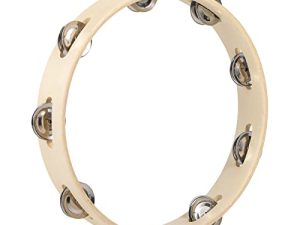 Tambourines for Adults Hand Held Wooden Tambourine