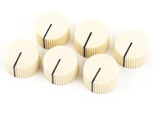 Fender Pure Vintage Radio Amplifier Knobs - Cream
