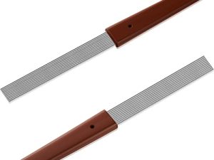 2 Pcs Guiro Scraper 12 Inch with Handle Equipped with 11 Steel Rods for Various Percussion Guiro Instruments