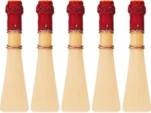 5 Pieces Bassoon Reed with 1 Bassoon Reed Protective Case Bassoon Reed Medium Soft Bassoon Reed Case Reeds Holder Box for Bassoon Reeds Musical Instrument Accessories Storage