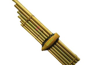 Thai Khaen Instrument Natural Bamboo Isan Mouth Organ Musical Traditional Folk Harmonica Kids/Beginner Level 6 Notes