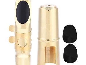 Saxophone Mouthpiece Eb Alto Sax Saxophone 5C Mouthpiece with Cap Pads Musical Instruments Accessory