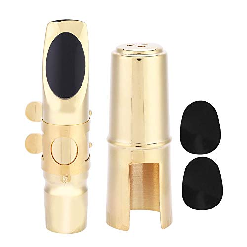 Saxophone Mouthpiece Eb Alto Sax Saxophone 5C Mouthpiece with Cap Pads Musical Instruments Accessory Saxophone Mouthpiece Eb Alto Sax Saxophone 5C Mouthpiece with Cap Pads Musical Instruments Accessory