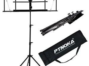 Music Stand for Sheet Music Folding Music Stand with Expandable Reading Surface with Carrying Bag Suitable for Instrument Playing