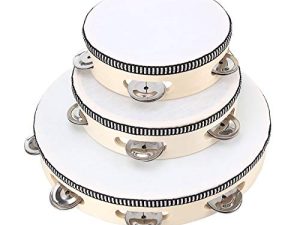 3 PCS Tambourine for Adults