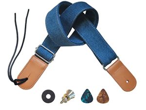 Farcaya Ukulele Strap Soprano Concert Tenor Baritone Banjo Mandolin Cotton Linen Leather Ends Uke Strap