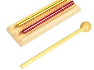 Colorful Responsive Classroom Chime Energy Chime Percussion Sound Tube Hand Bell for Class Yoga (Duet Chime)