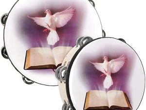 Elsjoy Set of 2 Tambourine
