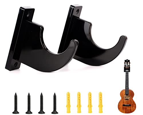 Guitar Hanger Guitar Wall Mount Bracket Holder Guitar Hooks Hanging Rack for Electric Guitar Acoustic Guitar Ukulele Bass Mandolin Wood Guitar Accessories Storage Shelf for Music Room (JTJ-02-BLACK) Guitar Hanger Guitar Wall Mount Bracket Holder Guitar Hooks Hanging Rack for Electric Guitar Acoustic Guitar Ukulele Bass Mandolin Wood Guitar Accessories Storage Shelf for Music Room (JTJ-02-BLACK)