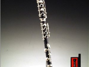 6.25" Black Clarinet w/Case Miniature Music Musical Instrument