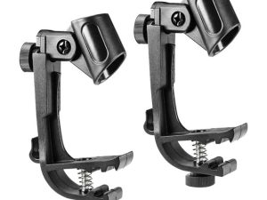 2PCS Adjustable Drum Microphone Clips